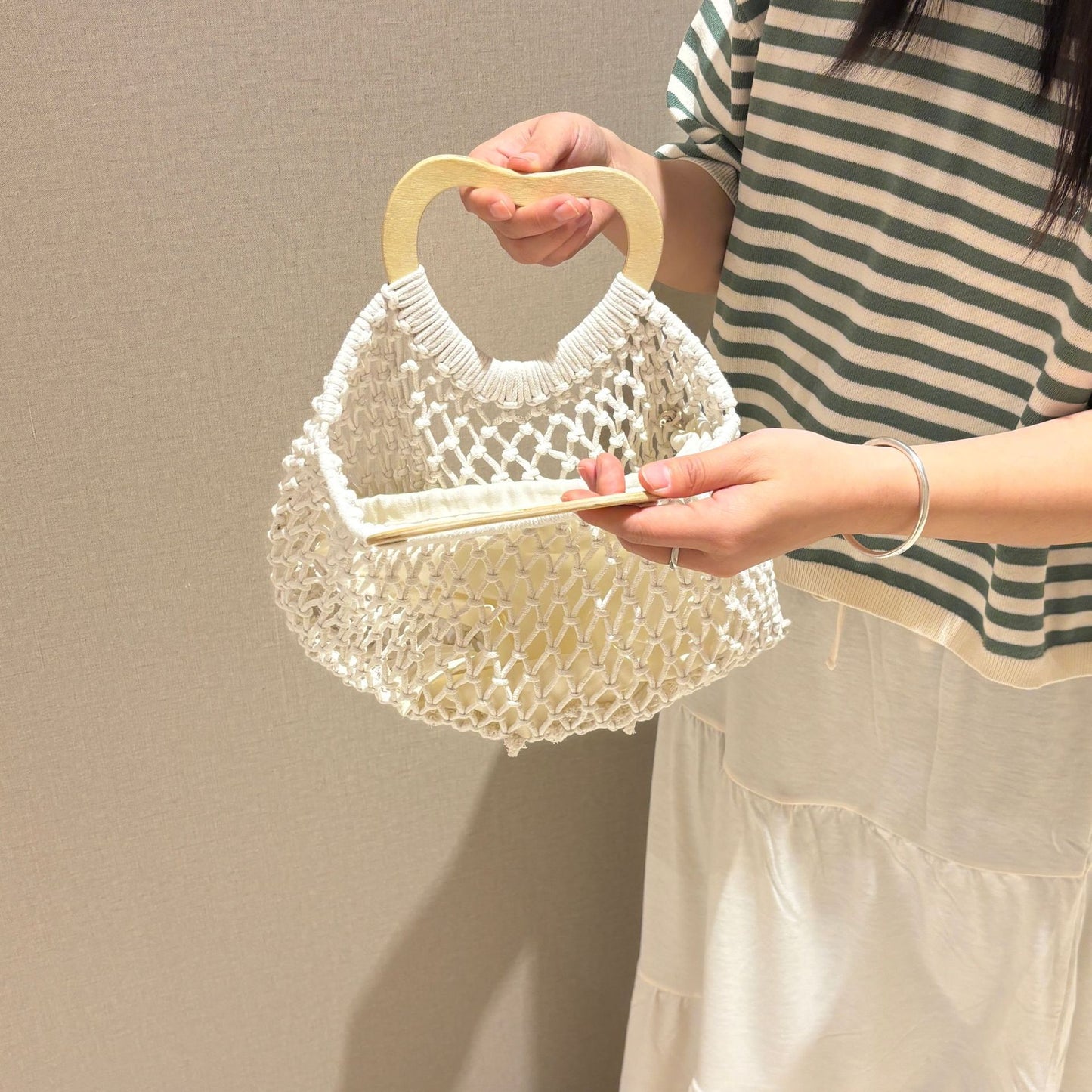 Minority Straw Hollow Woven Summer Vacation Women's Shoulder Bag