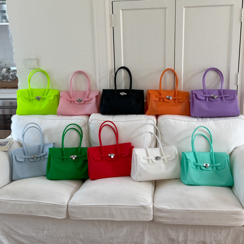 Summer Commuter Fashion Transparent Large Capacity Women's Handbag
