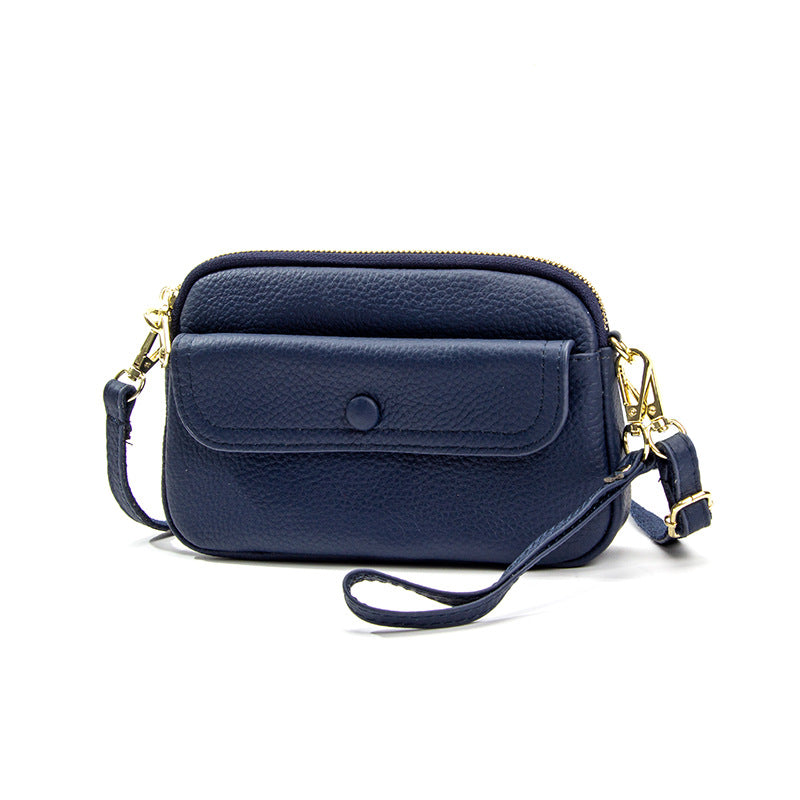 Women's Layer Cowhide Fashion Large Capacity Female Genuine Bags