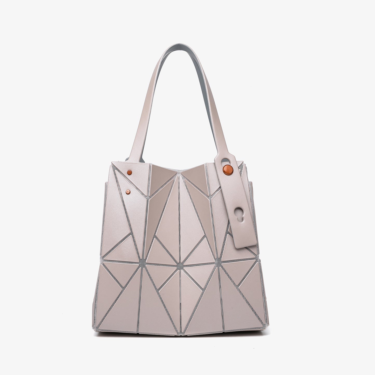 Women's Color Nail Crystal Geometric Rhombus Big Women's Handbag