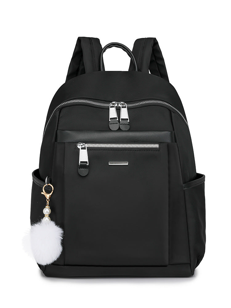 Nylon Korean Fashion Lightweight Simple Large Women's Backpack