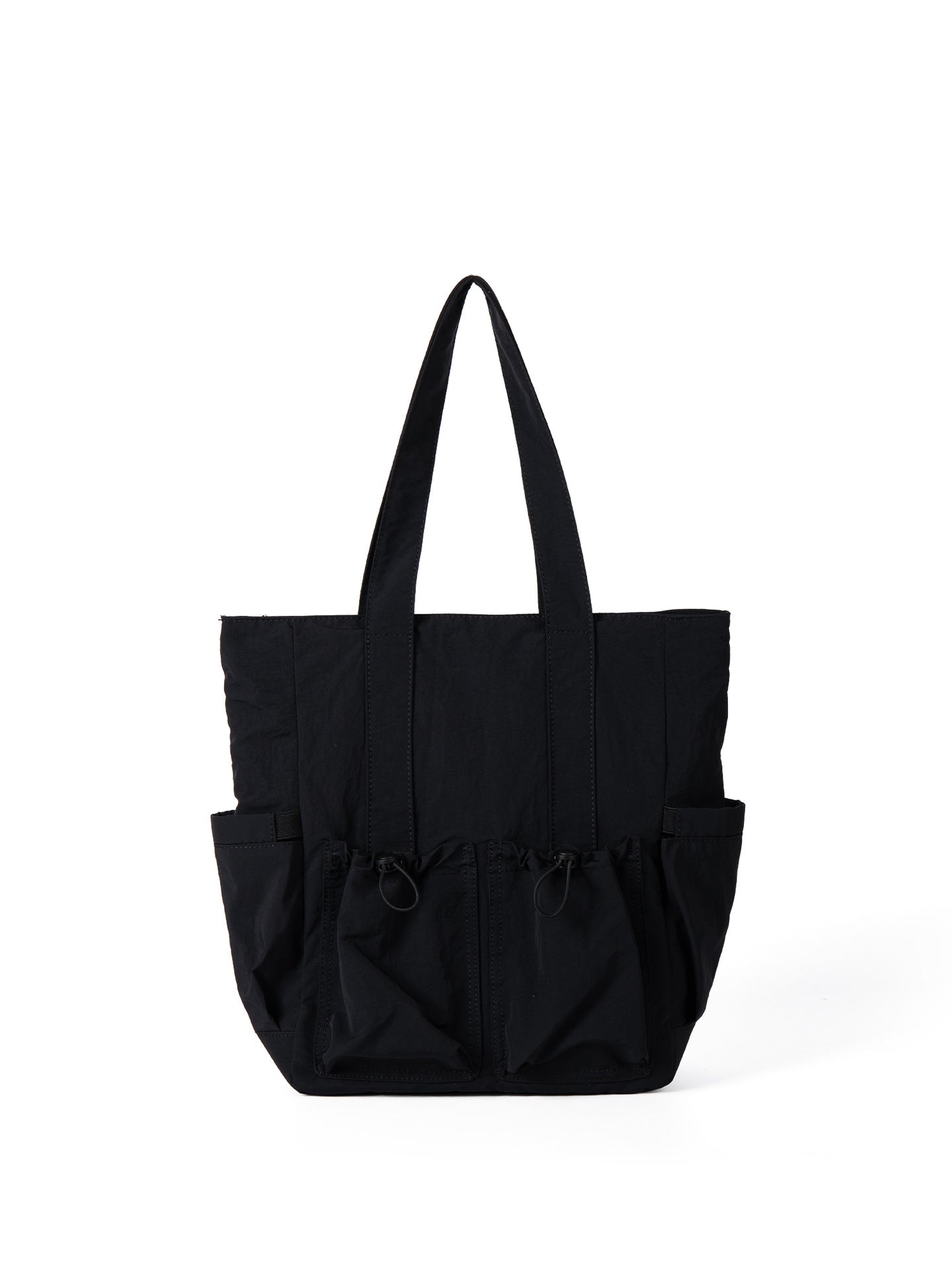 Korean Style Minority Simple Nylon Large Capacity Drawstring Design Shoulder Bags