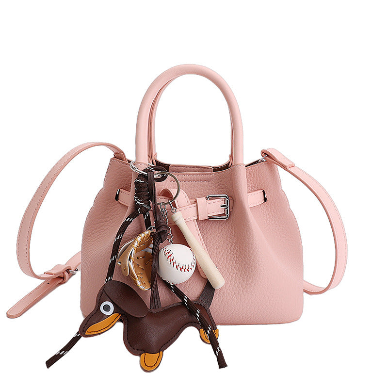 Fashion Popular High Sense Retro Style Fashionable Bucket Bag