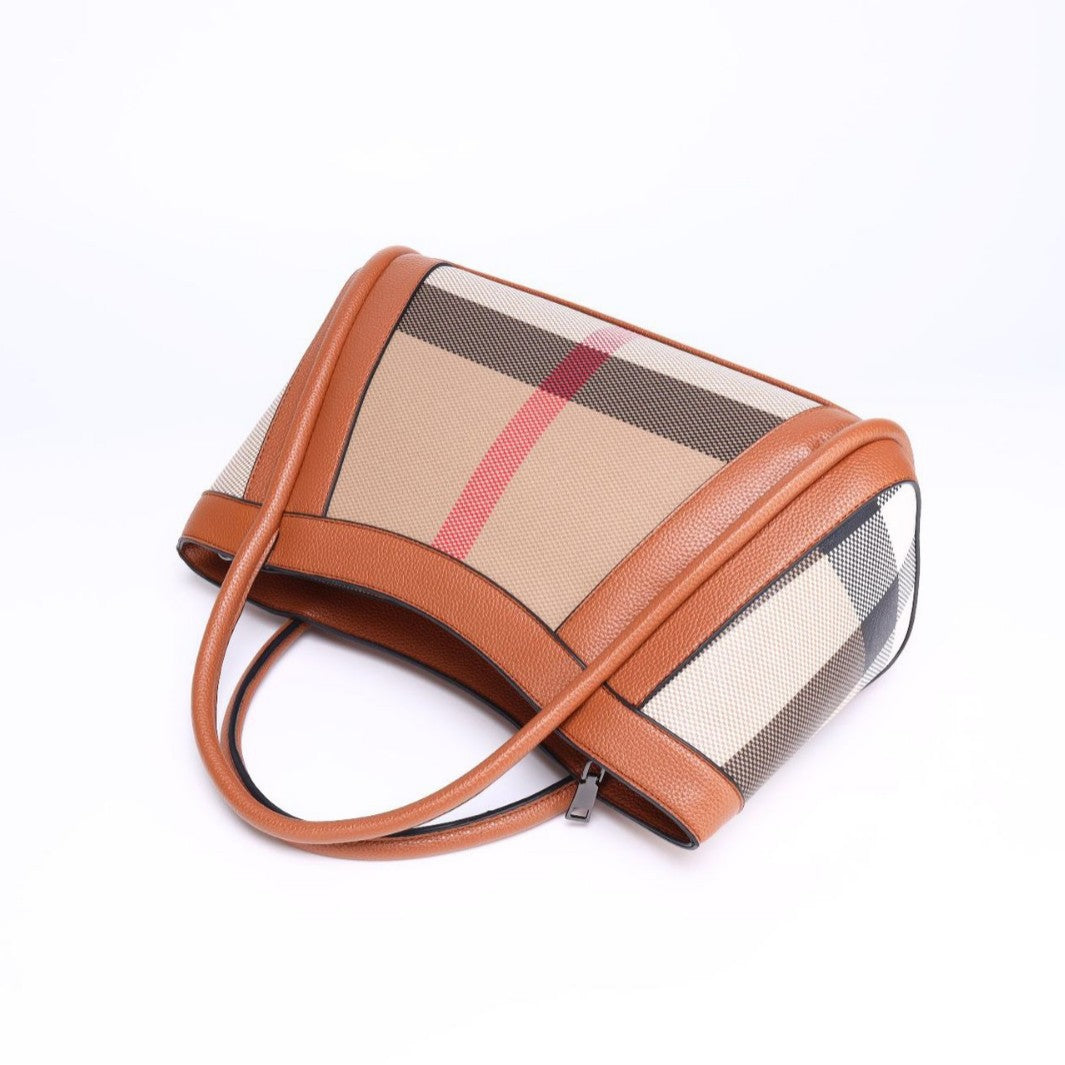 Women's Plaid Fashion High-grade Large Capacity Versatile Tote Bag