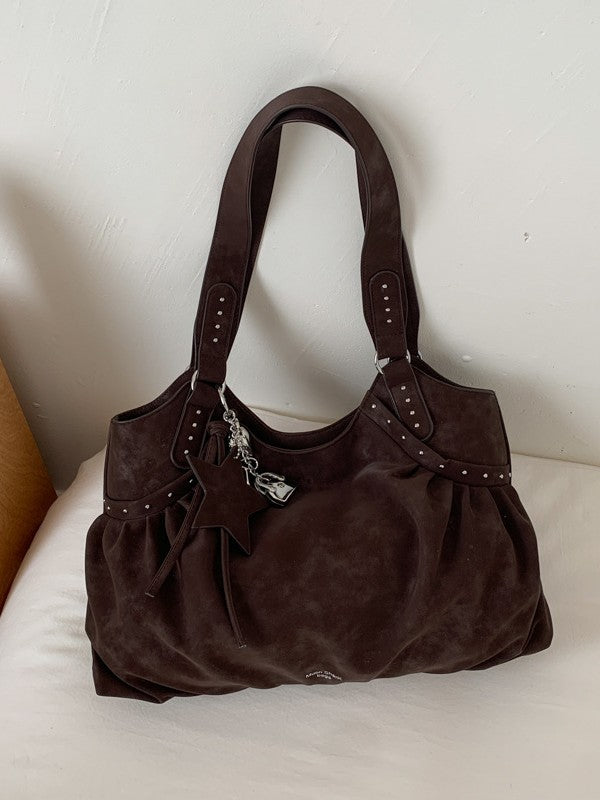 Women's Minority Simple Large Capacity Totes Commute Soft Shoulder Bags