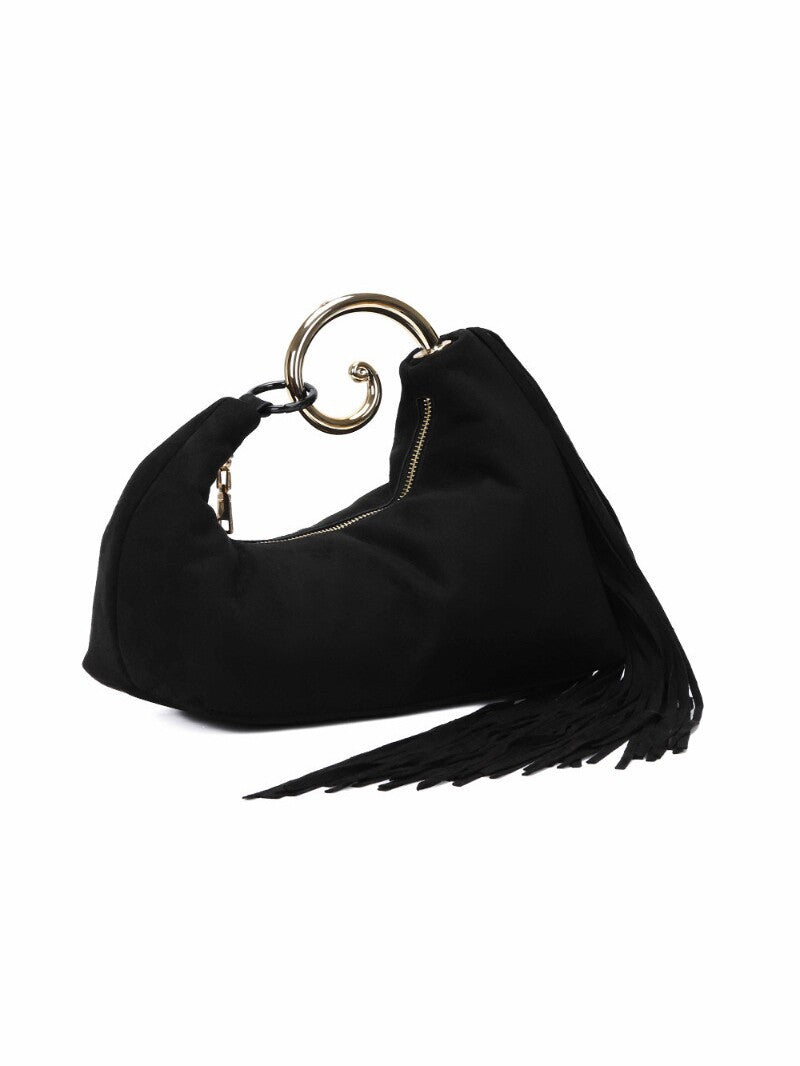 Large Capacity Hand Holding Dinner Fashion Frosted Suede Bags
