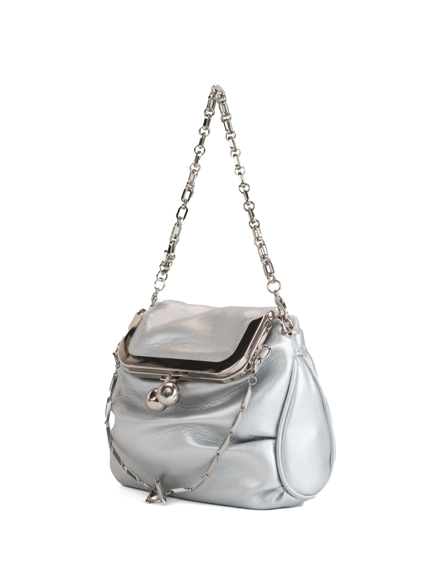 Women's Summer Sier Super Pop High-grade Chain Design Women's Shoulder Bag
