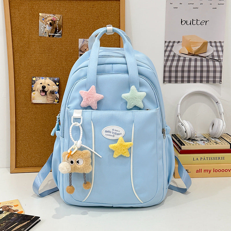 Female College Portable Cute Large Capacity Burden Leisure Backpack
