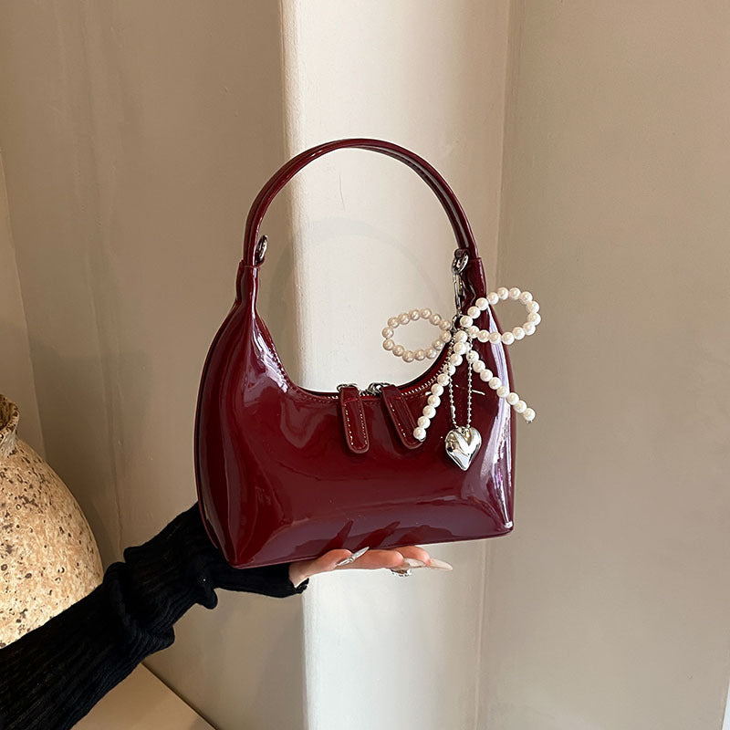 Women's Minority Fashion Glossy Textured Banquet Simple Women's Messenger Bag