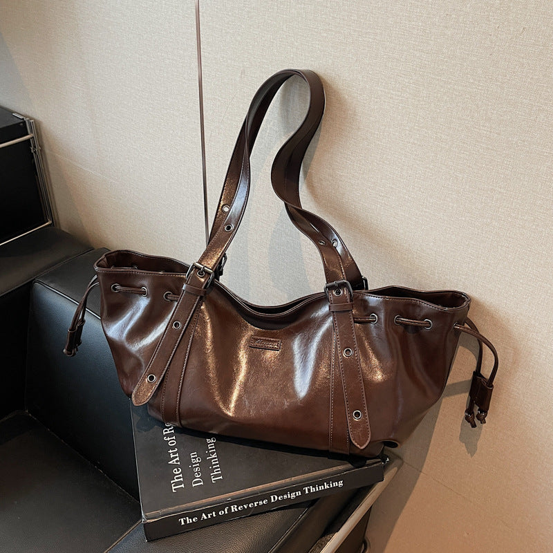 Classic Women's Retro Large Capacity Simple Tote Bags