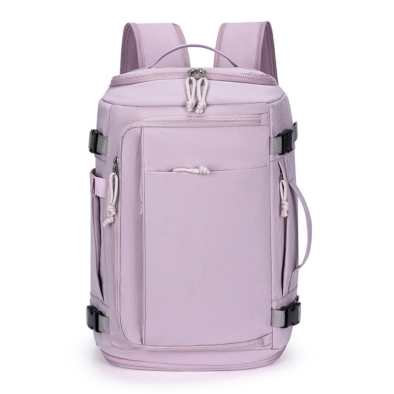 Unisex With Shoe Compartments Water-repellent Convenient Leisure Backpack