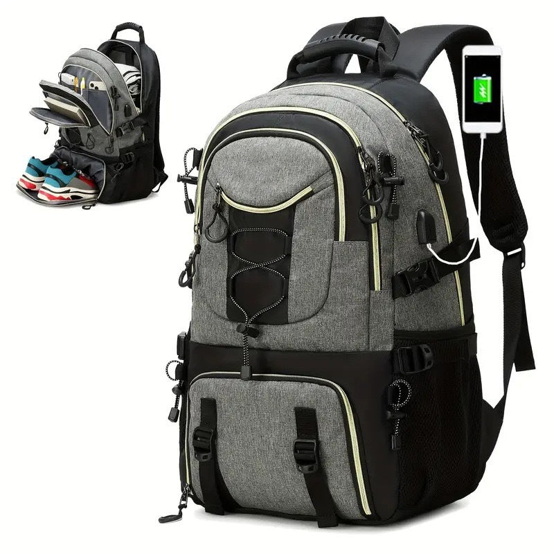 Good-looking Large Capacity High Sense Hiking Oxford Leisure Backpack