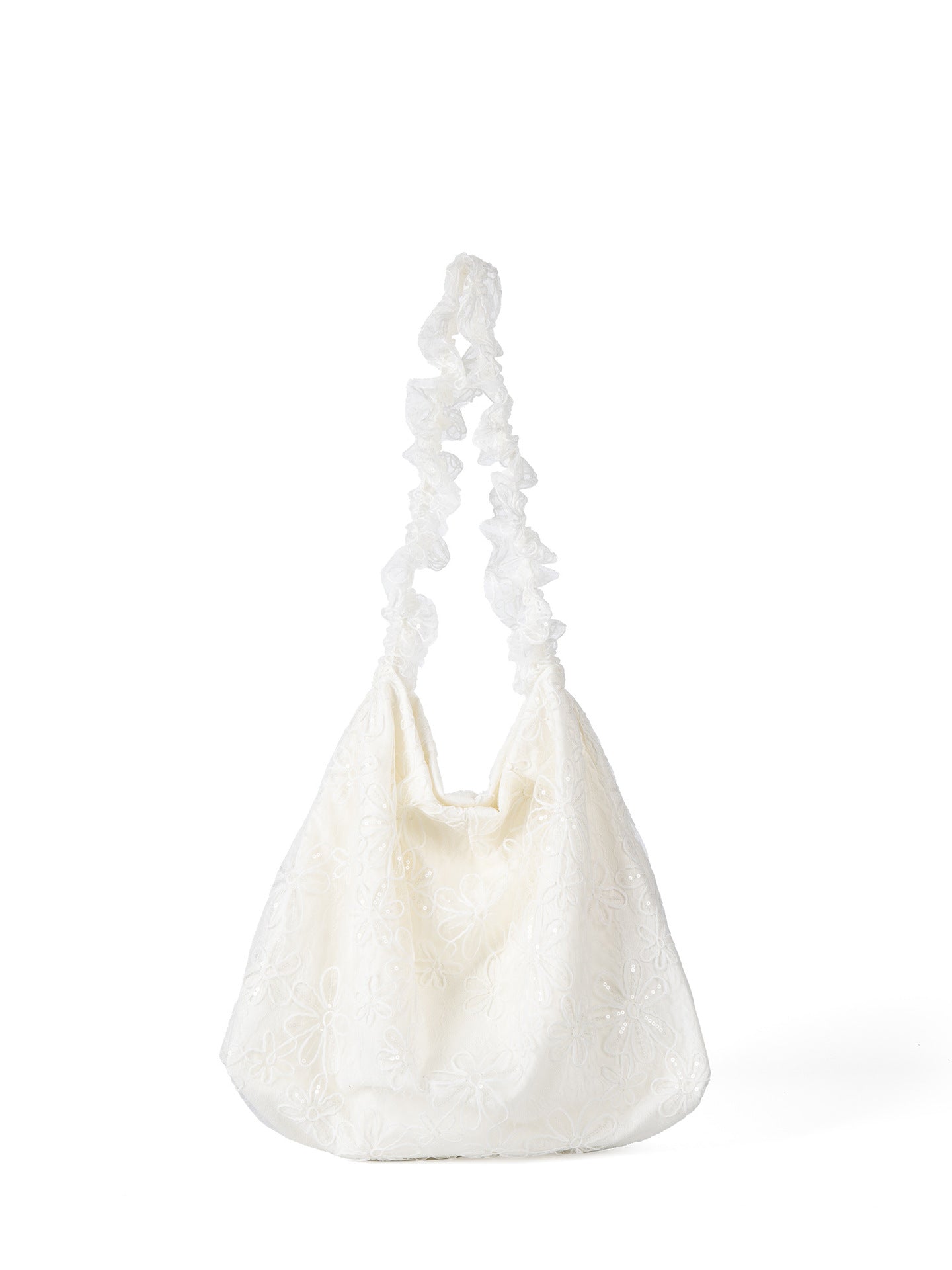 Wind Simple Lightweight Embroidered Large Capacity Lace Tote Bags
