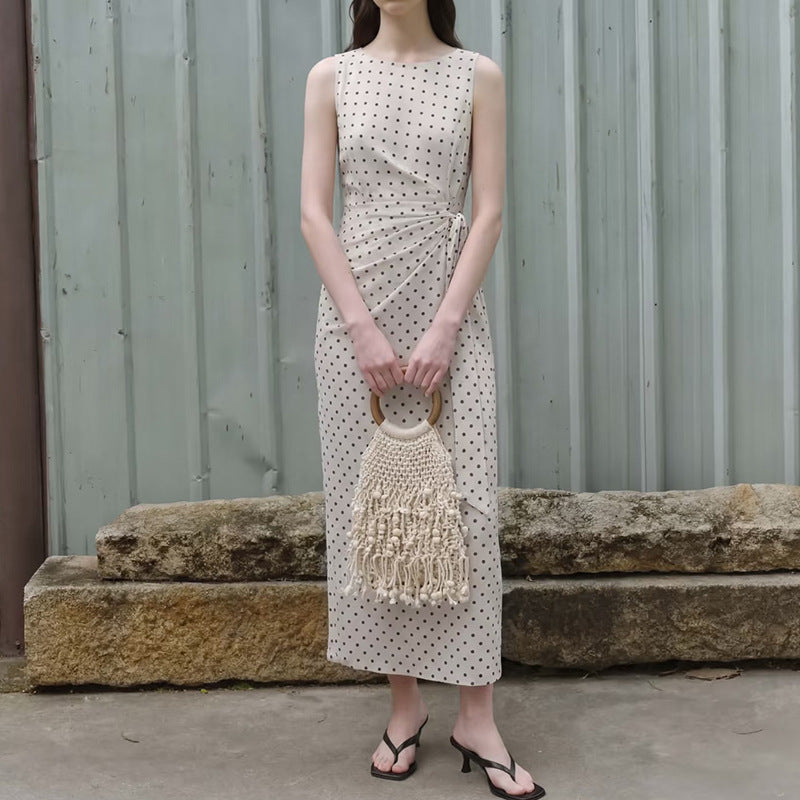 Spring Fairy Crochet Woven Tassel Wooden Women's Handbag