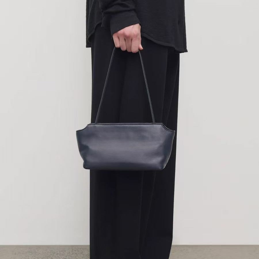 Early Spring Genuine Leather Minimalist Easy Matching Inside Underarm Bag