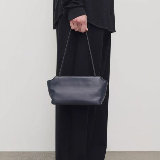 Early Spring Genuine Leather Minimalist Easy Matching Inside Underarm Bag