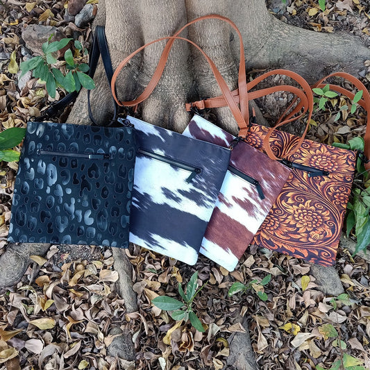 Glamorous Women's Plaid Leopard Strap Trendy Shoulder Bags