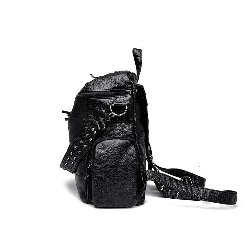 Women's Trendy Spring Fashionable Rivet Strap Sweet Women's Backpack