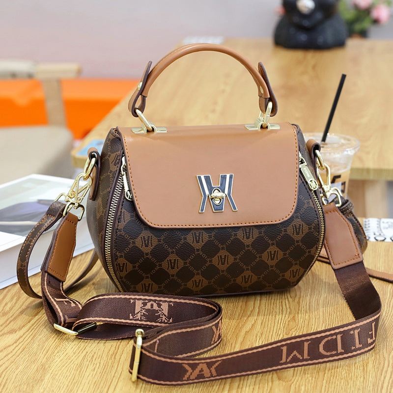 Women's Textured Apple Simple Elegant Large Capacity Bags