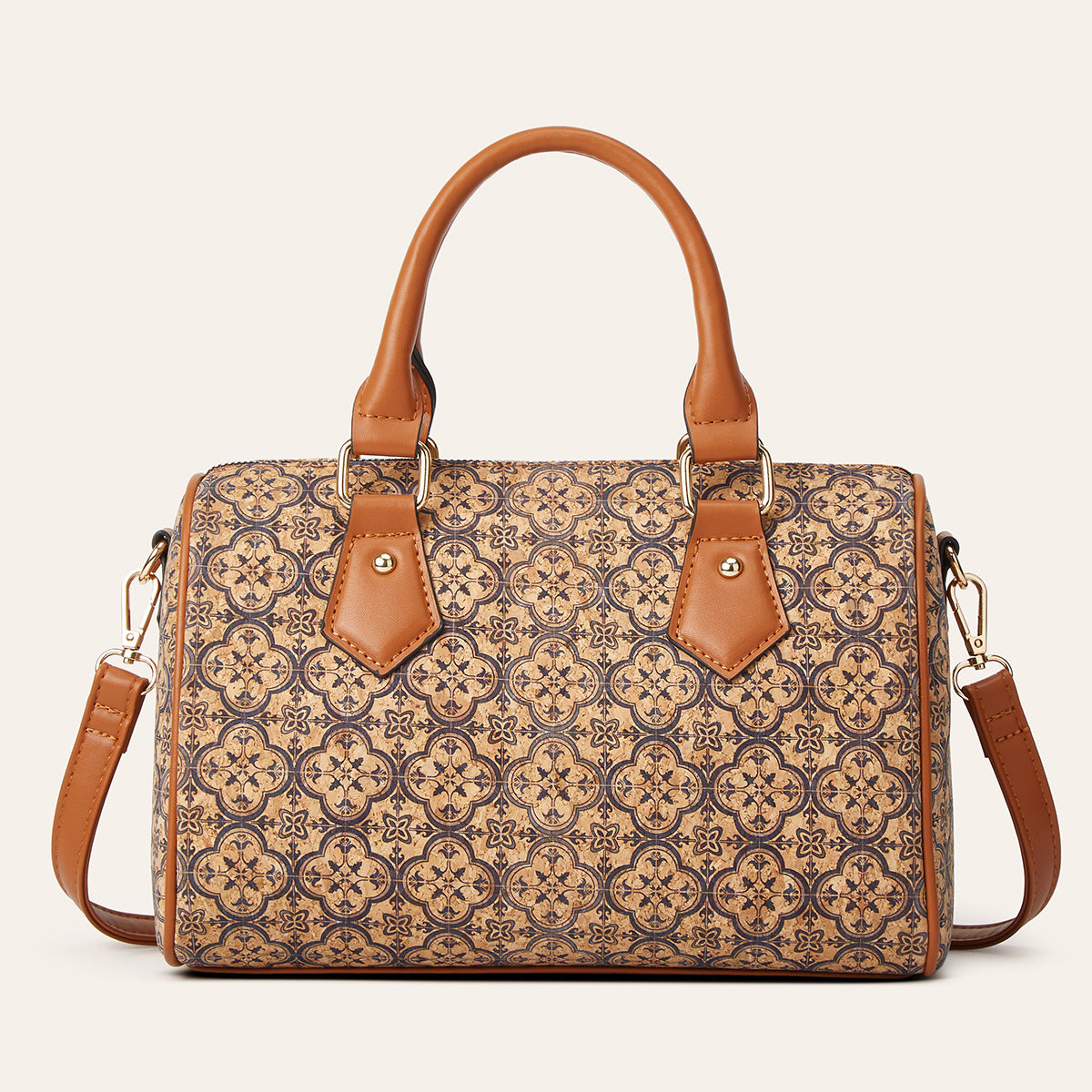Slouchy Glamorous Pillow Round Printed Design Handbags