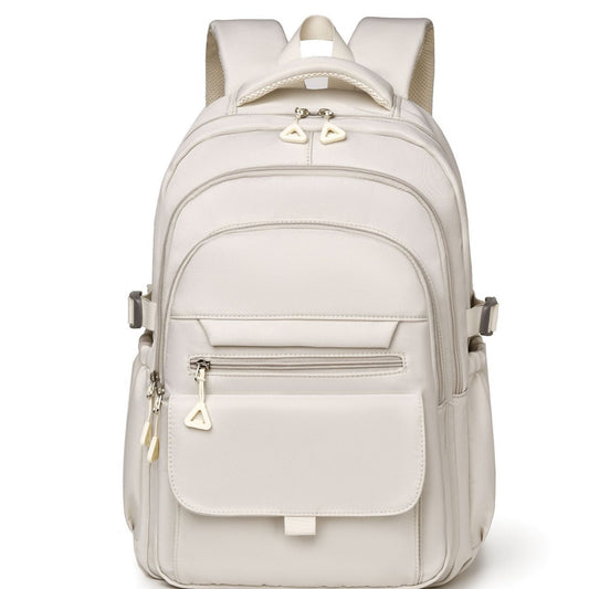 Solid Color College Simple Large Capacity Backpacks