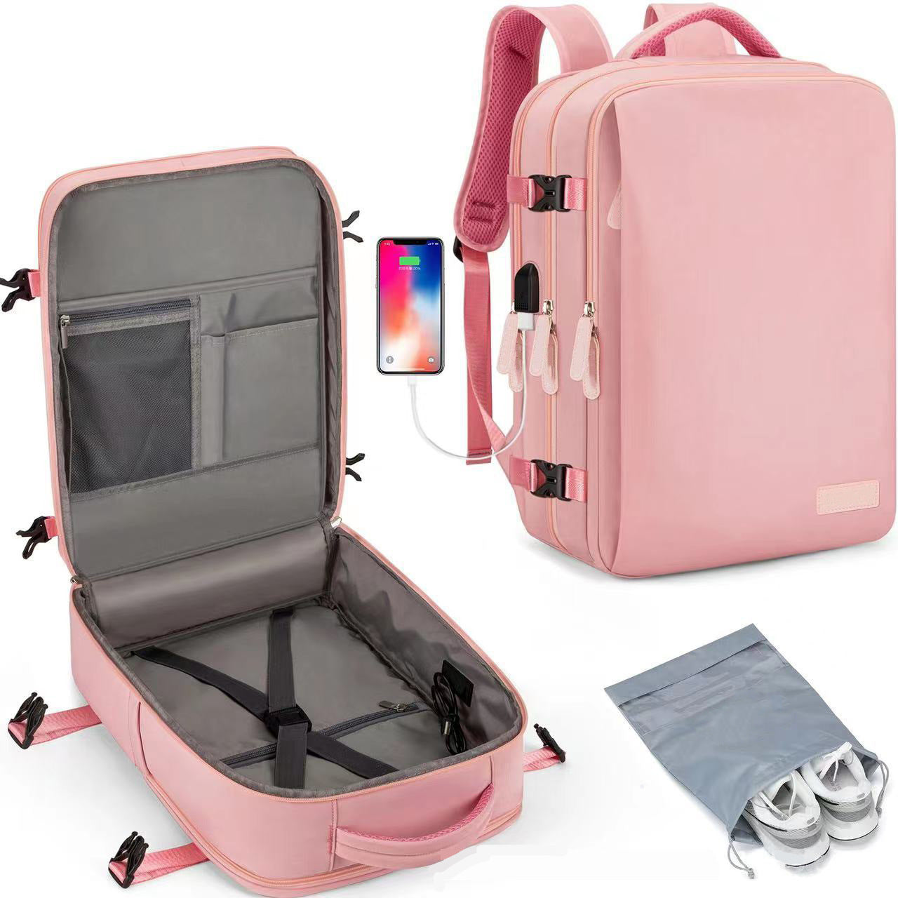 Wet Dry Classification Large Capacity Waterproof Rucksack Backpacks