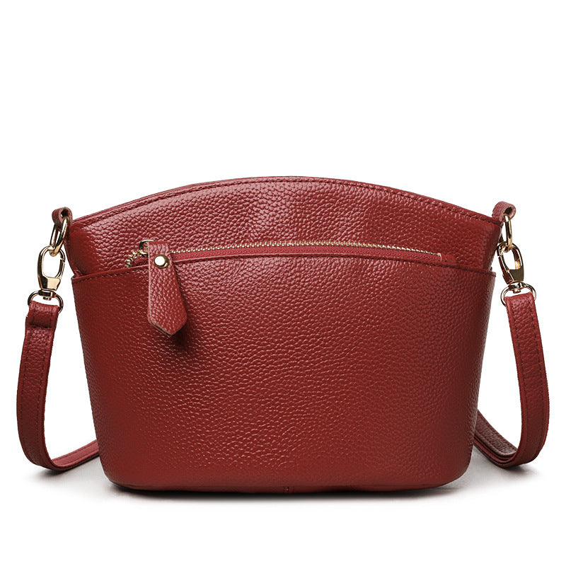 Women's Triple Zipper Portable Dumpling Practical Classic Women's Messenger Bag