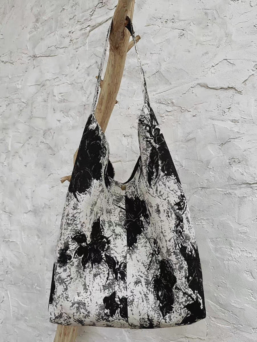 Style Canvas Large Capacity Totes Vintage Tassel Bags