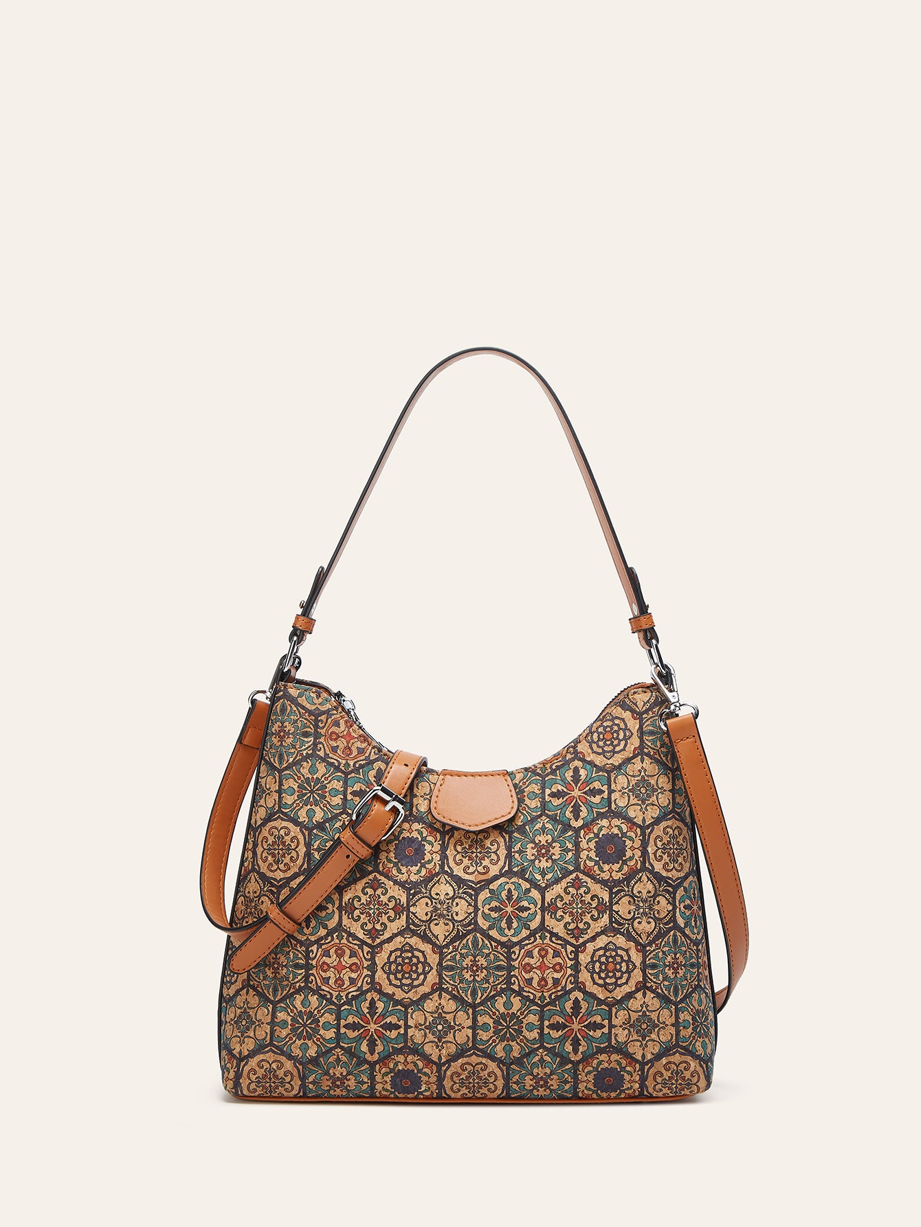 Retro Ethnic Style Cork Tree Leather Bags
