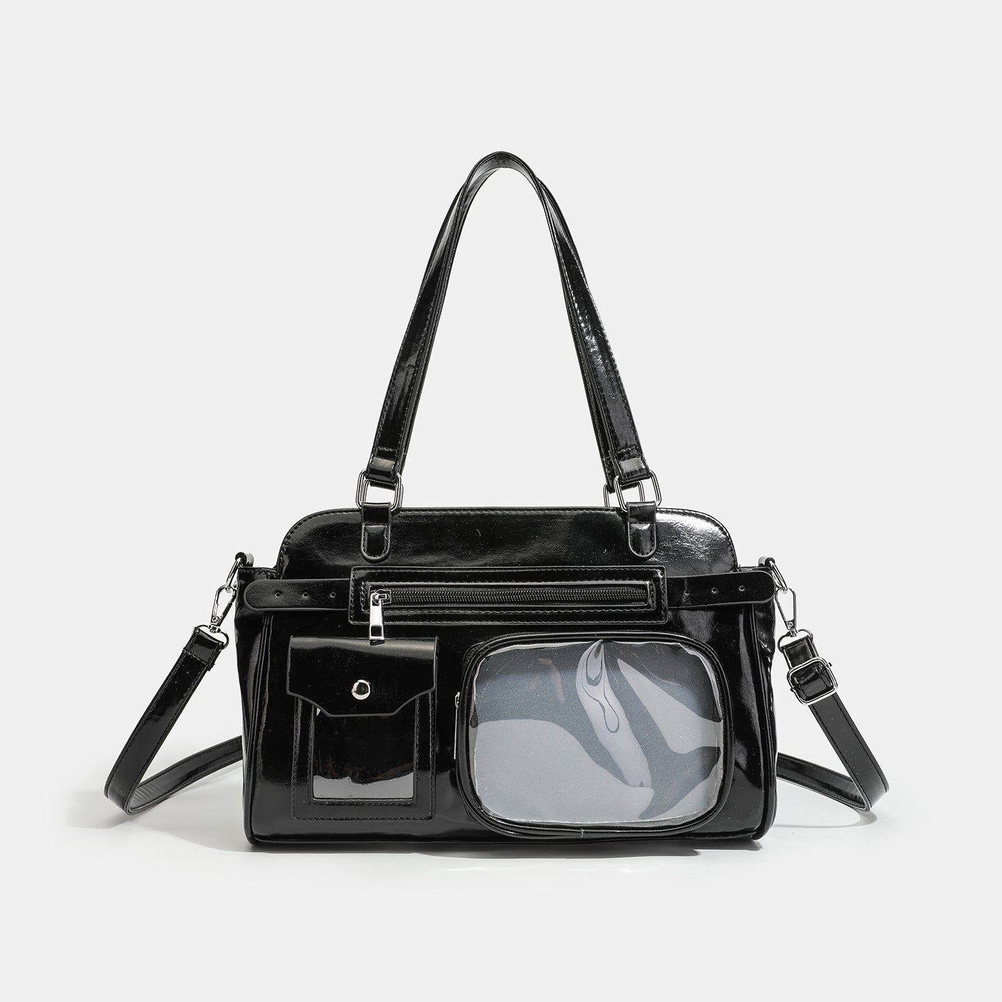 Transparent Motorcycle Cartoon Two-dimensional Storage Bracket Light Backpacks