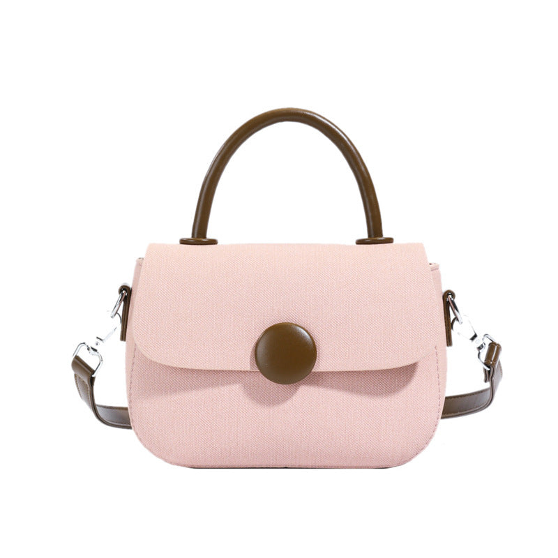 Women's Solid Color Trendy Unique Portable Air Small Square Bags