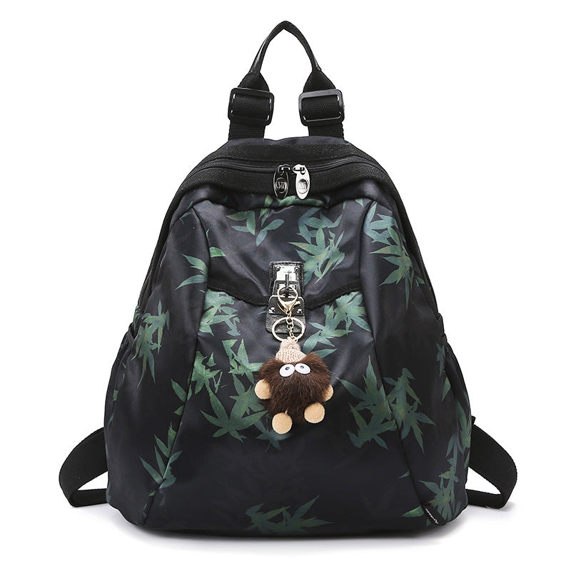 Women's Trendy Printed Commuter Oxford Cloth Large Capacity Women's Backpack