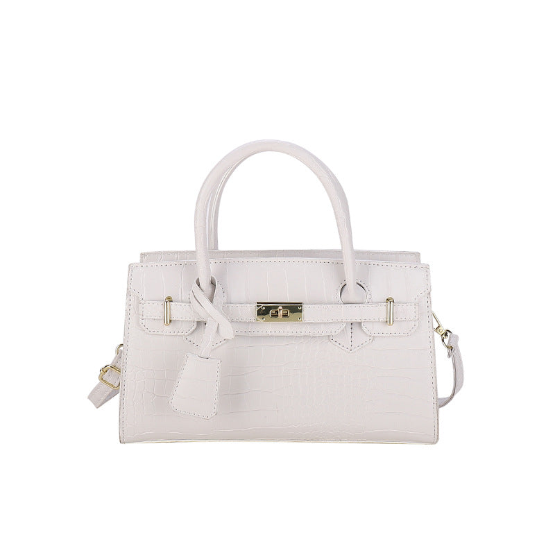 Women's Fashion Classic Retro Style Crocodile Pattern Trendy Light Women's Messenger Bag