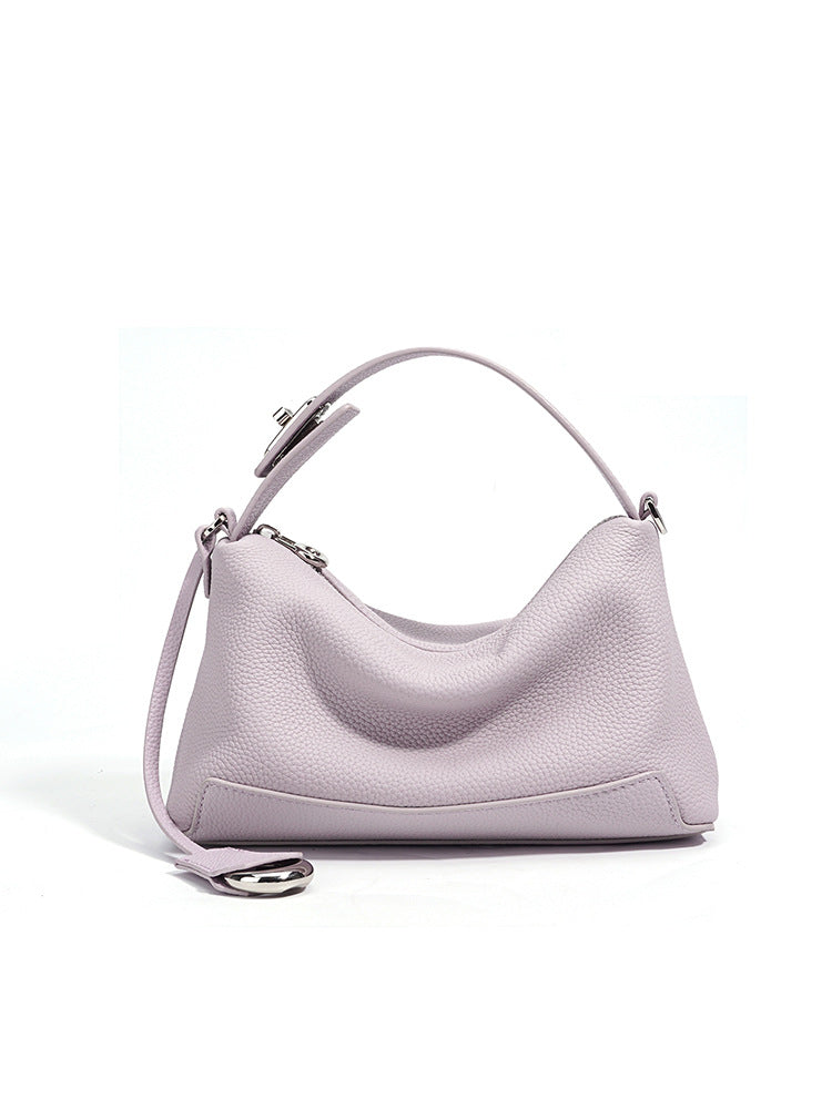 Women's French Style Cowhide Pillow High Sense Bags