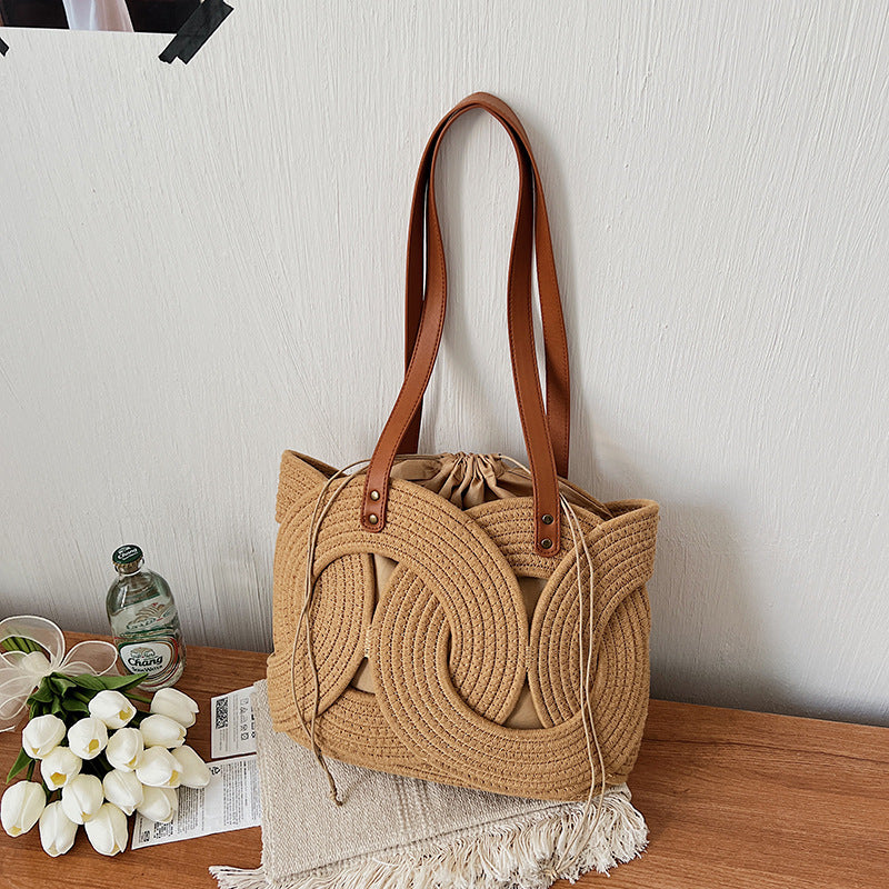 Women's Niche Creative Woven Personality Hollow Out Women's Shoulder Bag