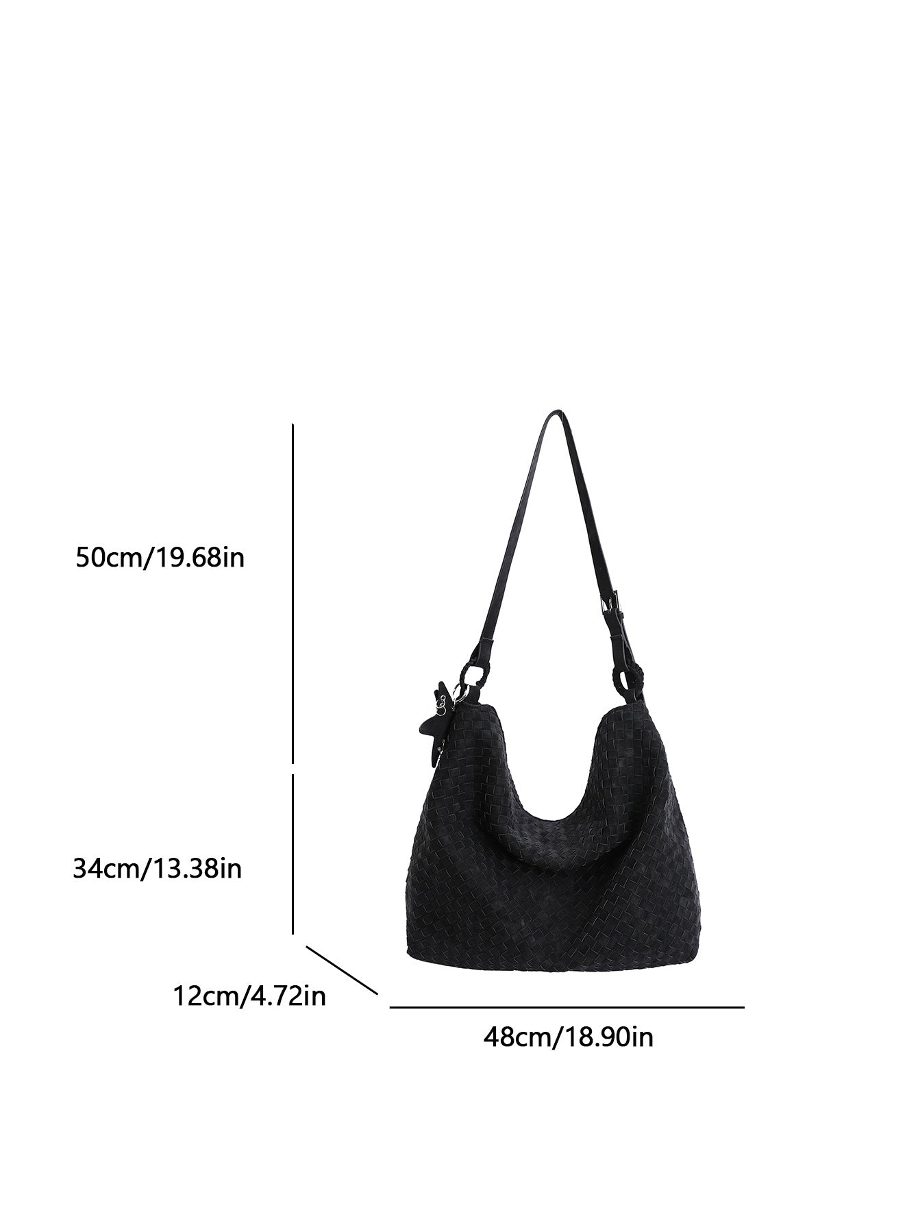 Women's Woven Commute Large Capacity Loose Comfortable Tote Bag