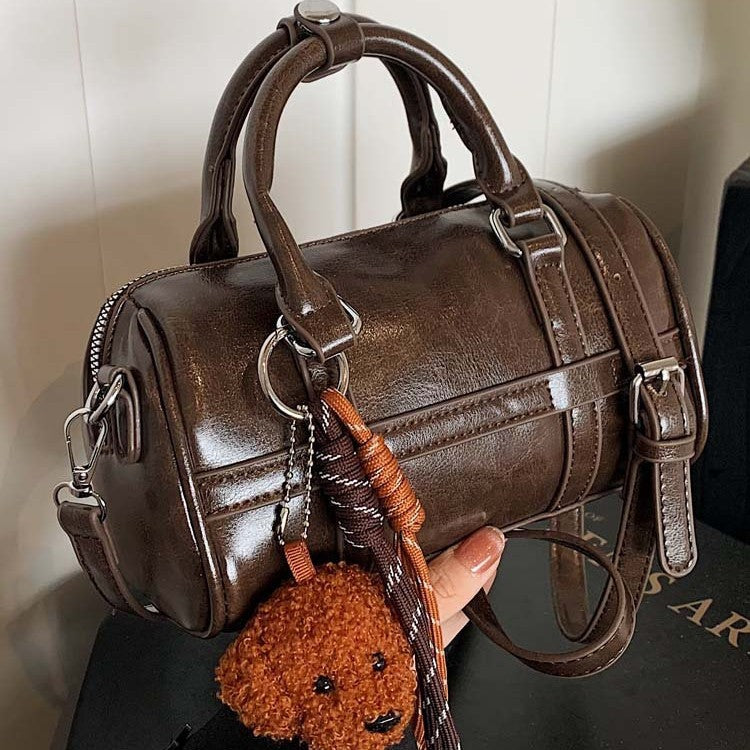 Popular Fashion Advanced Texture Portable Western Style Bucket Bag