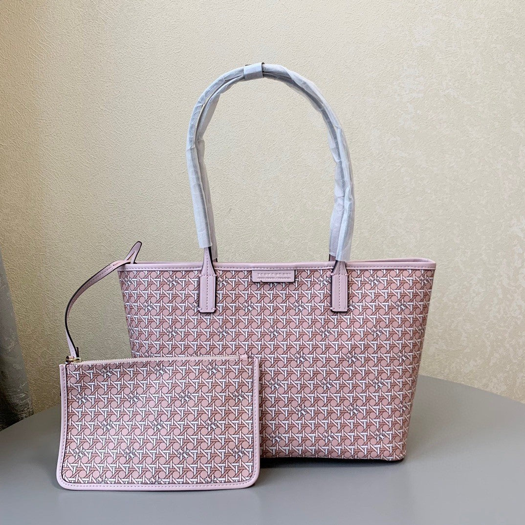 Women's Niche High-grade Portable Fashion Color Contrast Commuter Waterproof Tote Bags