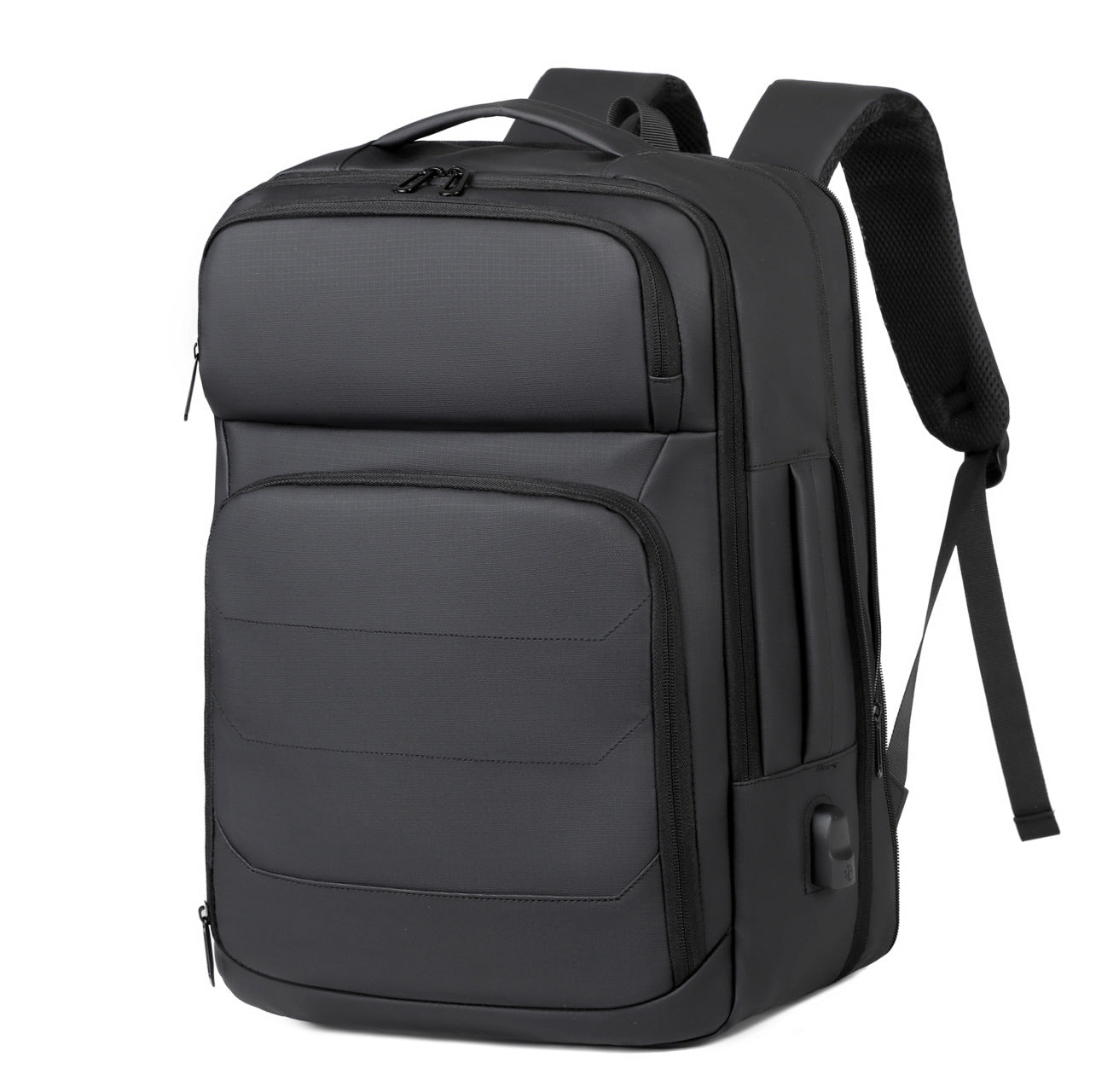 Popular Men's Simple Waterproof Hard-wearing Advanced Business Backpack