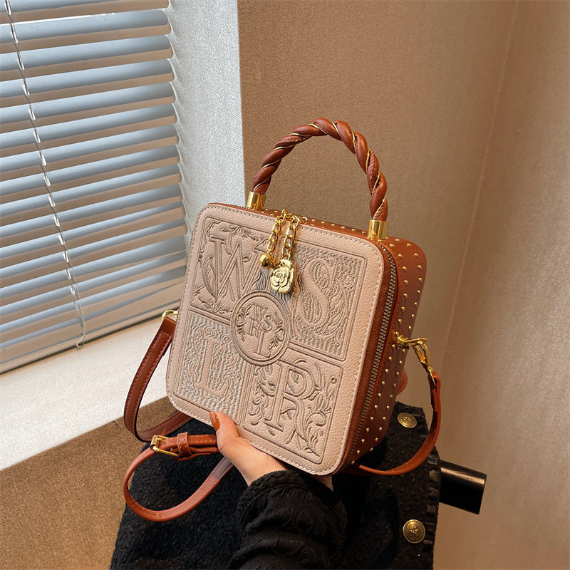 Design Female Lady Popular Portable Embroidery Women's Handbag