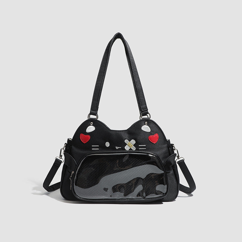 Cartoon Two-dimensional Style Snack Grain Junior Women's Messenger Bag