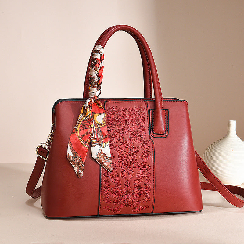 Gift Wedding Embroidered Atmosphere Birthday Present Women's Shoulder Bag