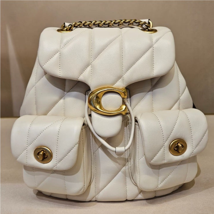 Quilted Classic Style Sheepskin Vintage Rhombus Bags
