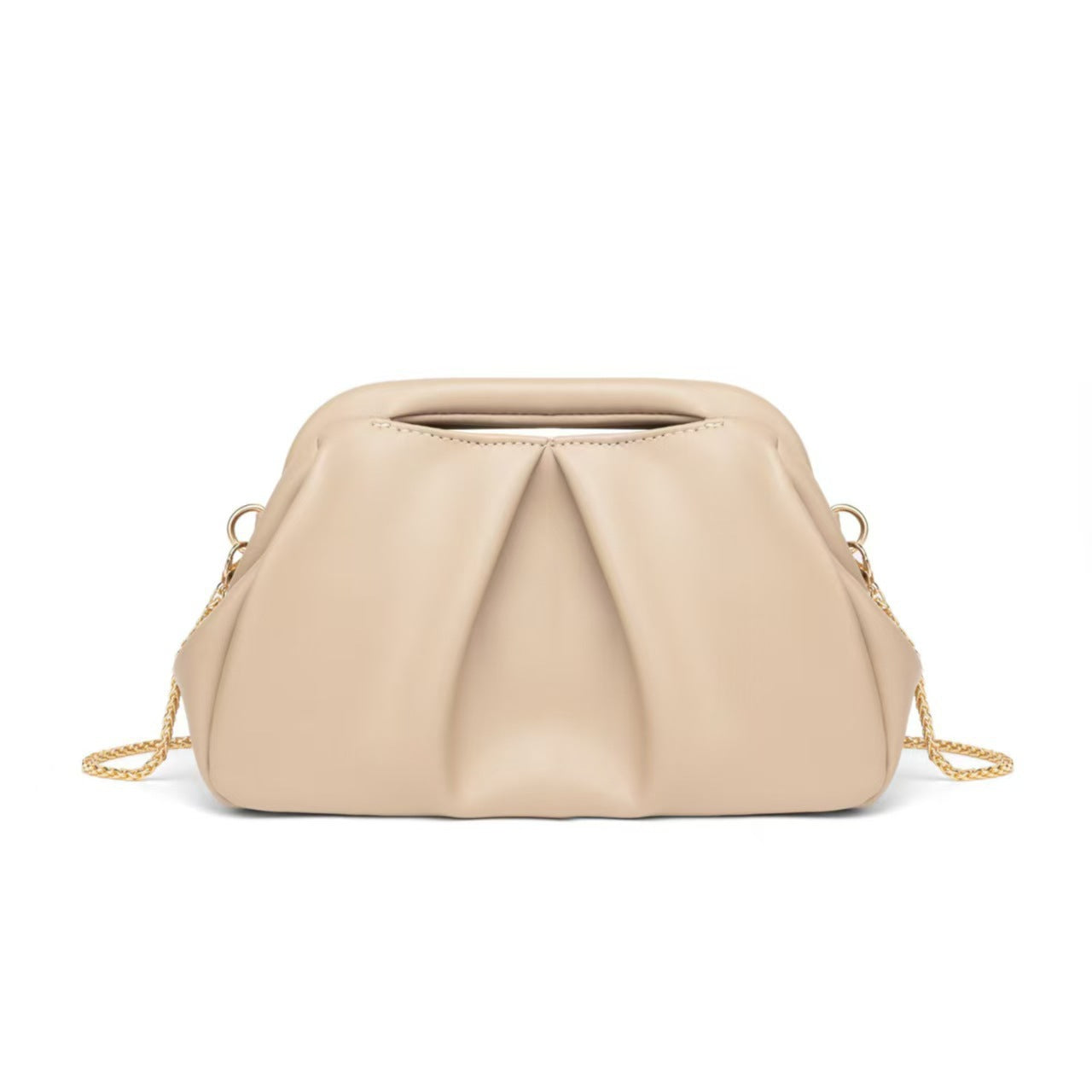 Women's Design Golden Cloud Pleated Chain Underarm Women's Shoulder Bag