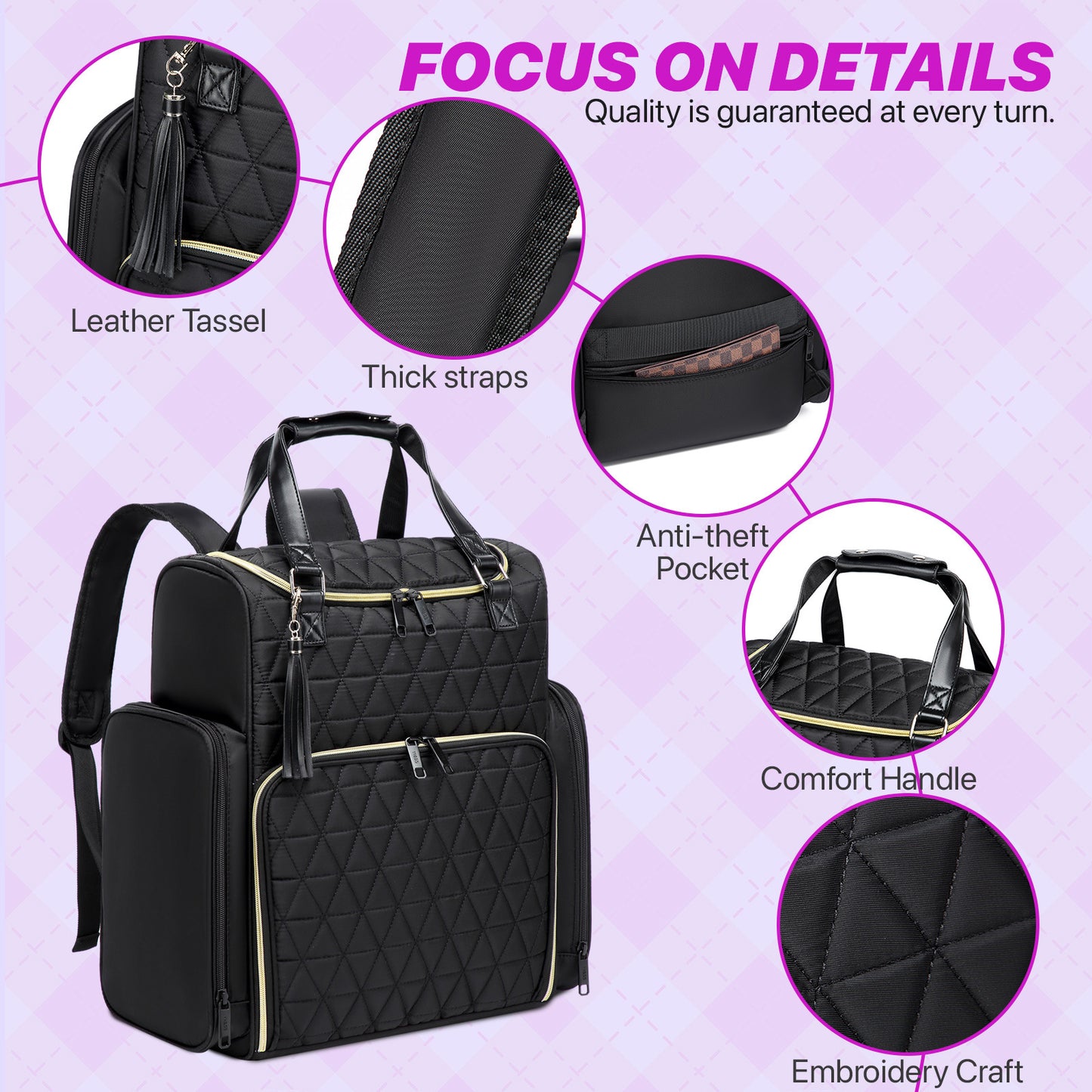 Nail Polish Storage Can Hold Stick Lighting Backpacks