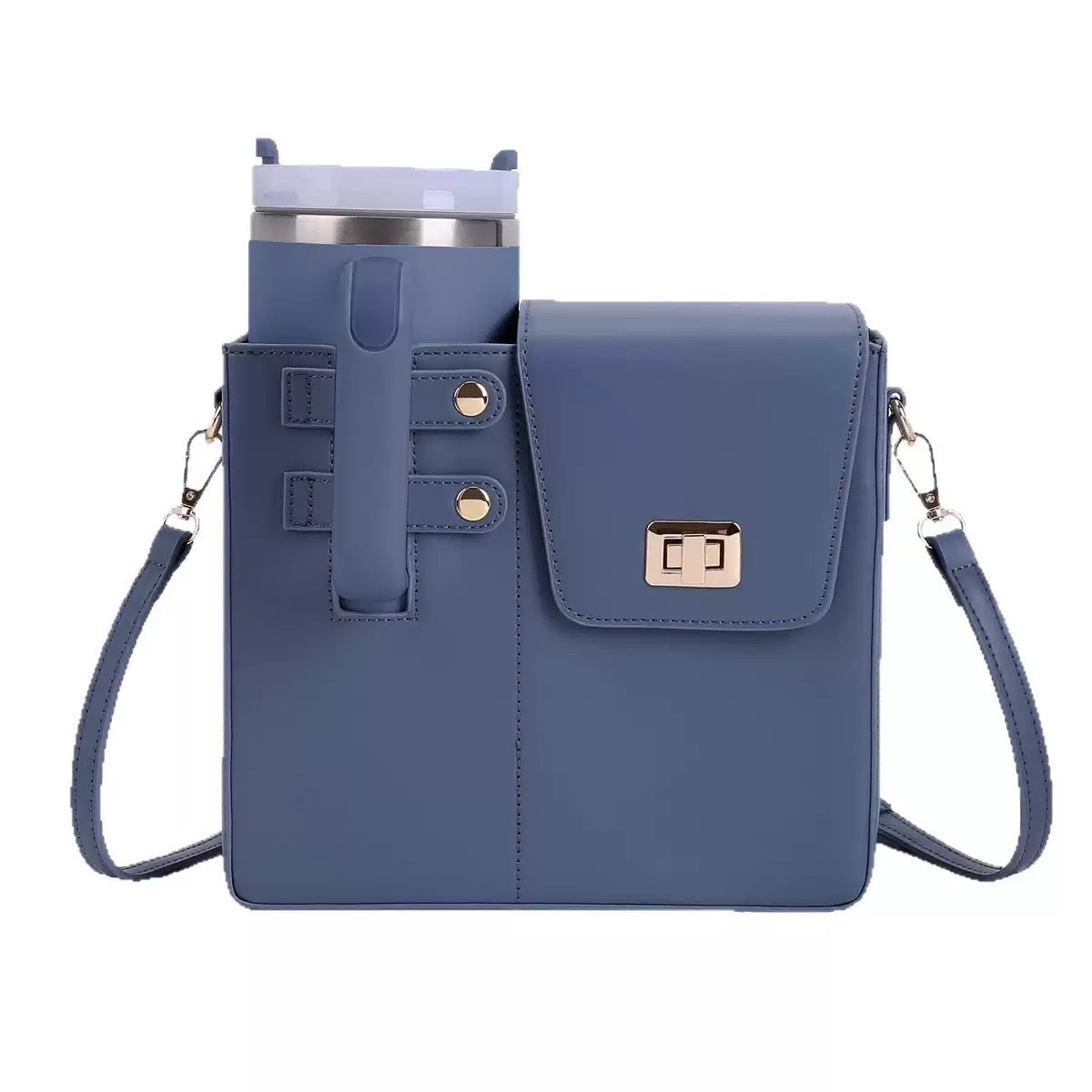 Women's Portable Drink Water Bottle Commuter Men's Messenger Bag