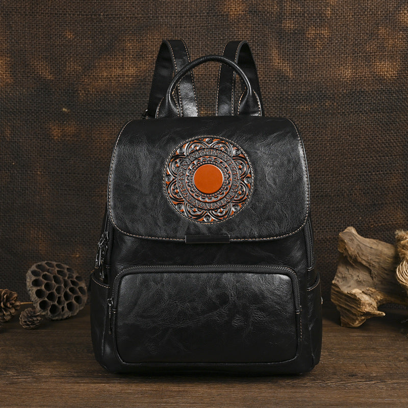 Attractive Women's Fashion Artistic Large Capacity Women's Backpack