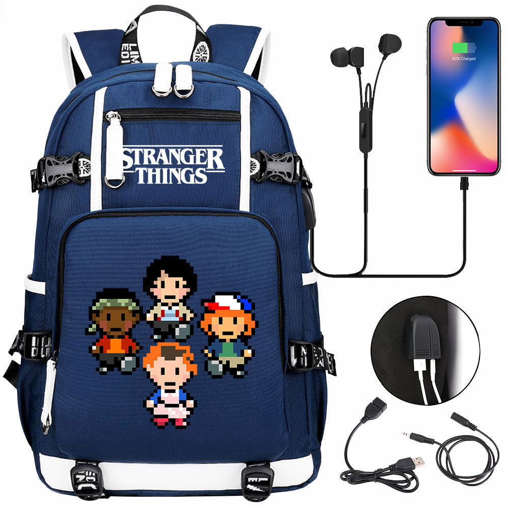 Women's & Men's Peripheral Printed Youth Leisure Backpack