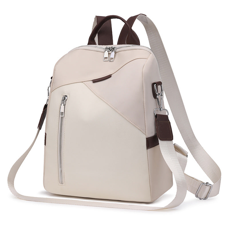 Classic Lightweight Fashion Stitching Trendy Simple Women's Backpack