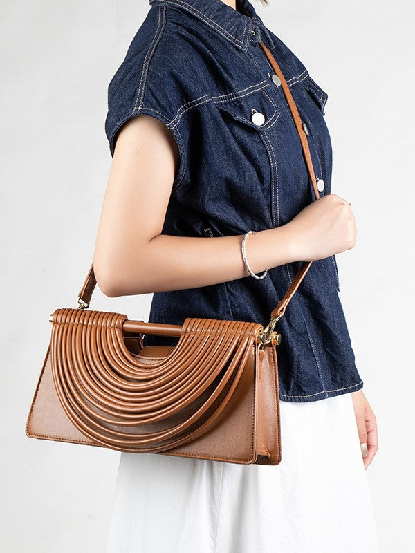 Women's Woven Clutch Fashion Personality Trend High-grade Small Square Bags